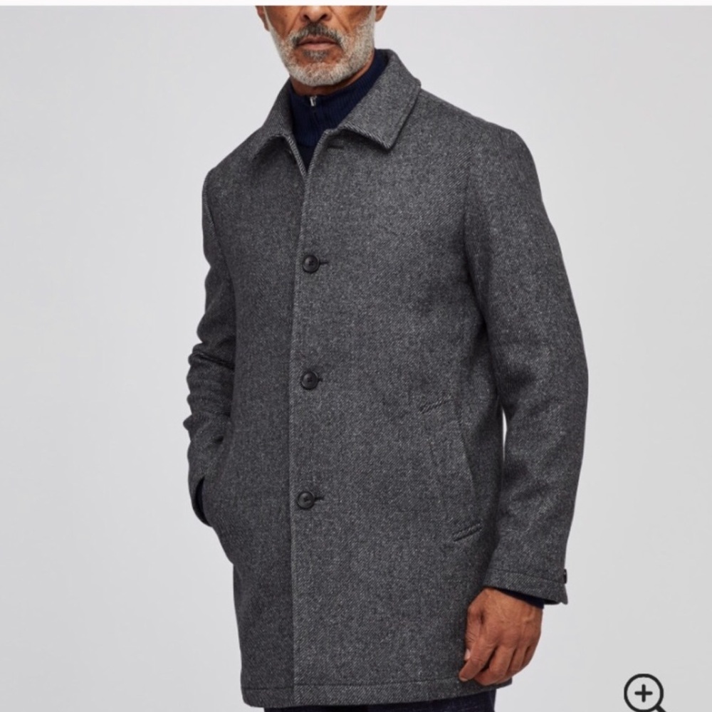 Bonobos Wool Car Jacket Grey Large